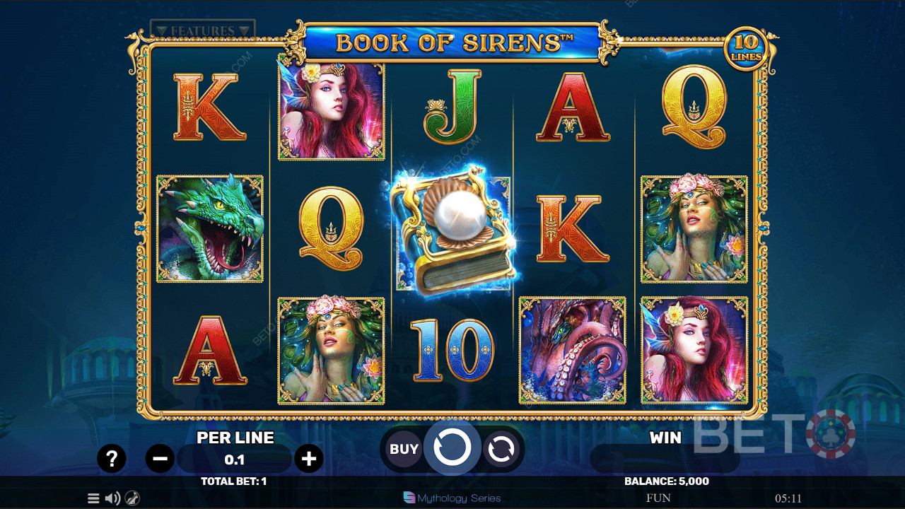 Book Of Sirens Recenzie de la BETO Slots