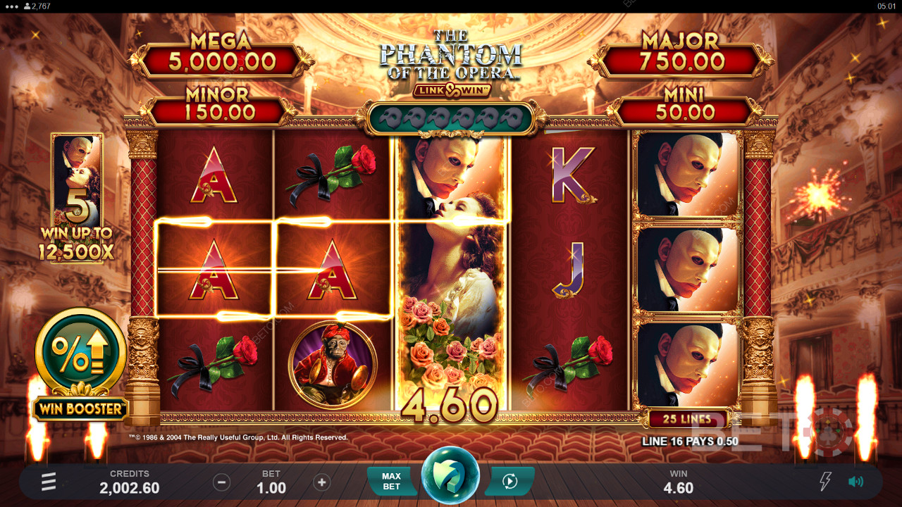 The Phantom of the Opera Link and Win Review de la BETO Slots