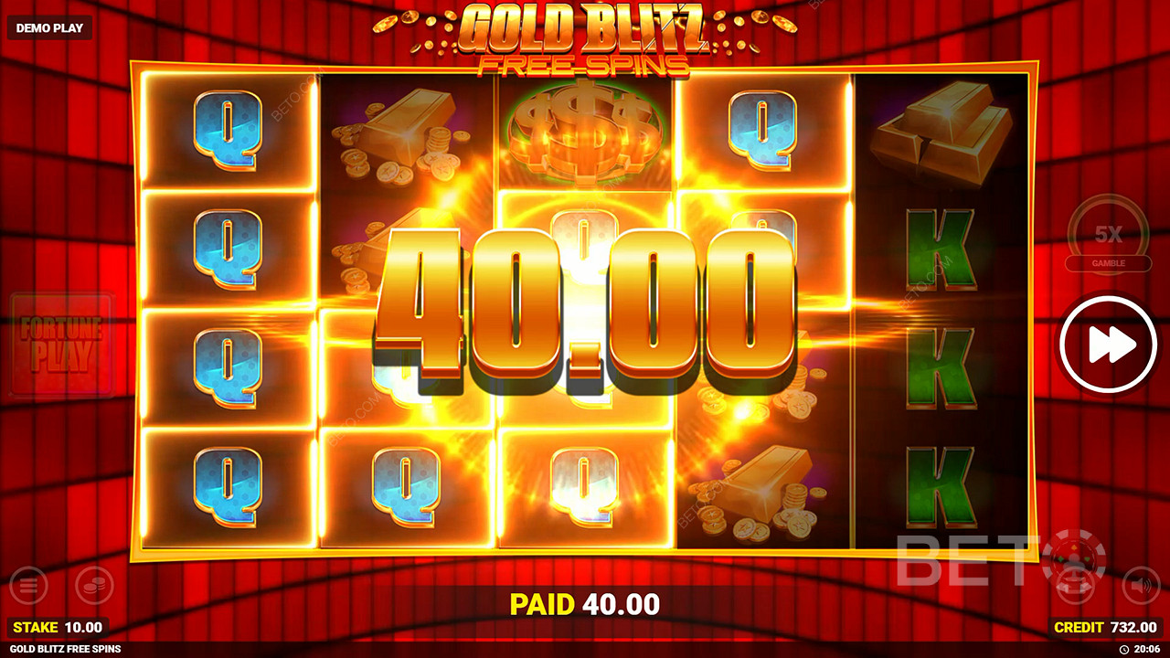 Câștigă 50.000x pariul tău în slotul cu rotiri gratuite Gold Blitz!