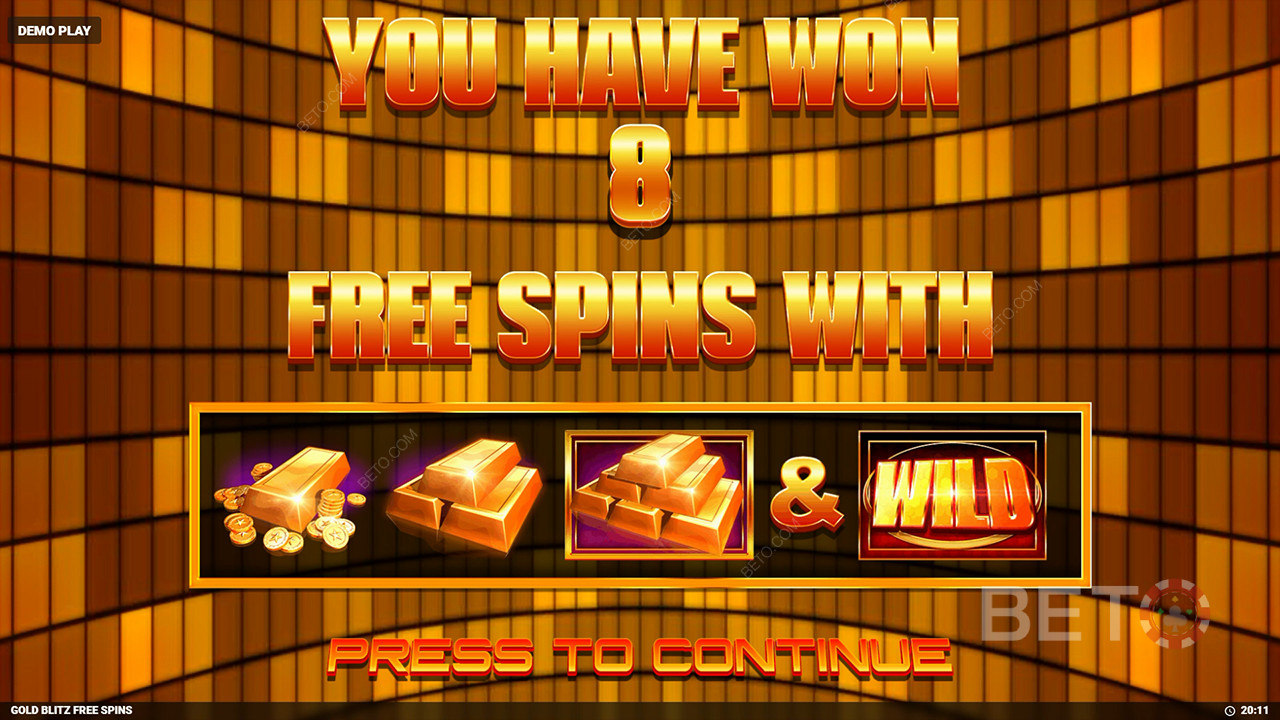 Verdict pentru Gold Blitz Free Spins Slot