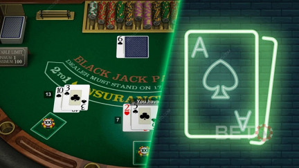 Valorile cărților de blackjackjack și opțiunile de pariere sunt aceleași cu sau fără dealeri reali...